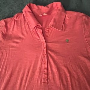 Lilly Pulitzer Polo Pink XL